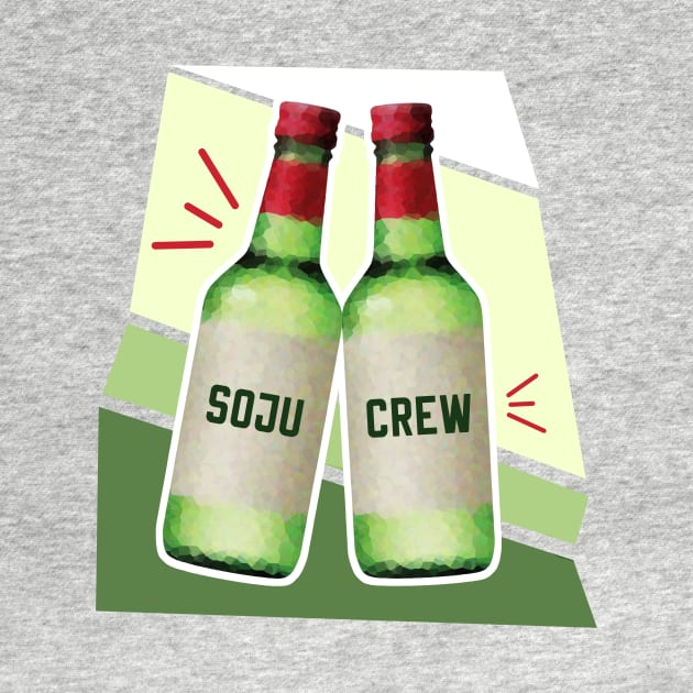 Soju Crew Friends Squad Fam Gang Korean by yellowpomelo